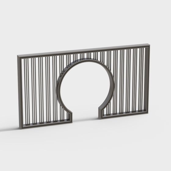 Elegant Arched Panel 3D model for Modern Design