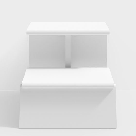 Modern Double-Level Step 3D Model