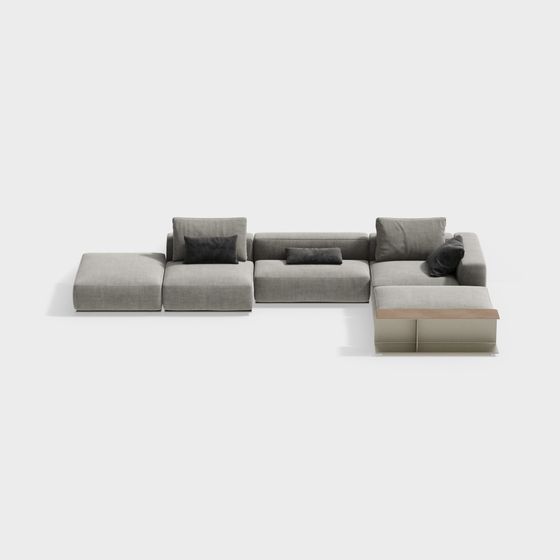Urban Comfort Sofa 3D model for Modern Interiors