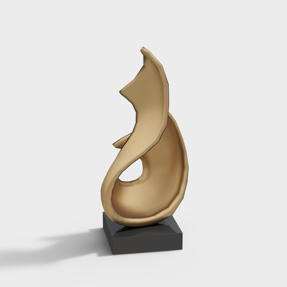 Light luxury metal table decorations