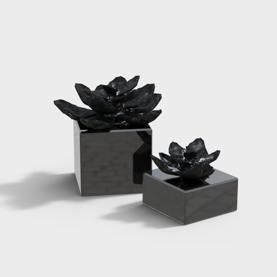 Urban Oasis 3D model for Modern Interiors