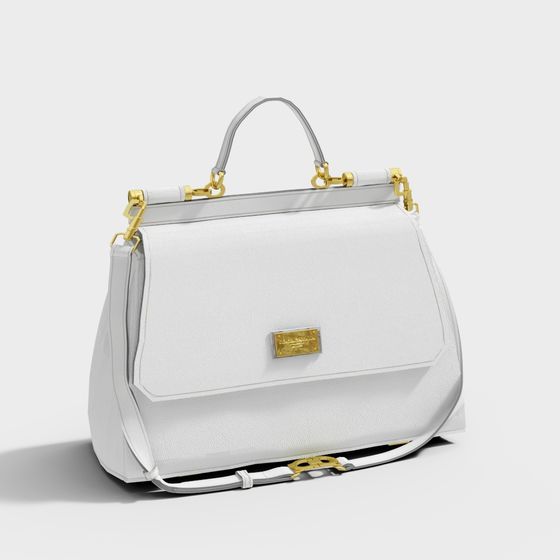 Elegant Low-Poly Handbag 3D Model