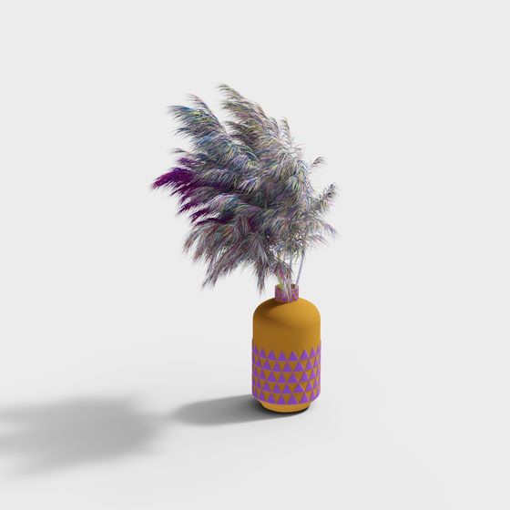 Dance of Colors Vase 3D model for Creative Projects