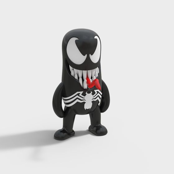 Venom Toy 3D Model for Creative Projects