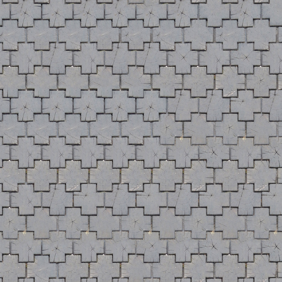 Modern Floor Tile 3D Model in Gray