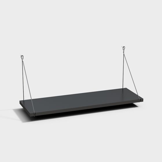 Hanging Shelf 3D model for Modern Spaces