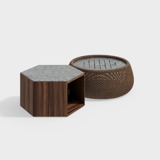 Urban Corner Coffee Table 3D model