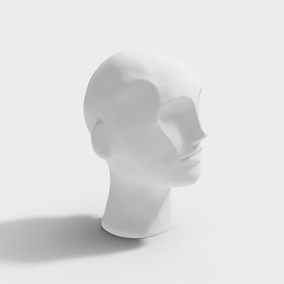 Minimalist Head 3D model