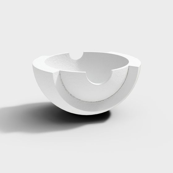 Abstract Bowl 3D model Design