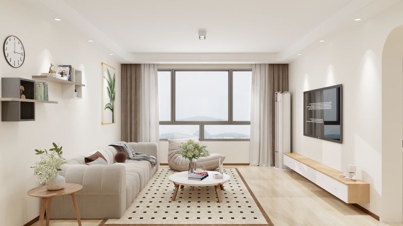 Modern Living Room Design with Neutral Tones