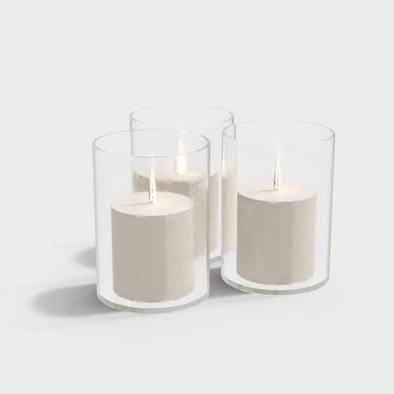 Cozy Candlelight 3D model