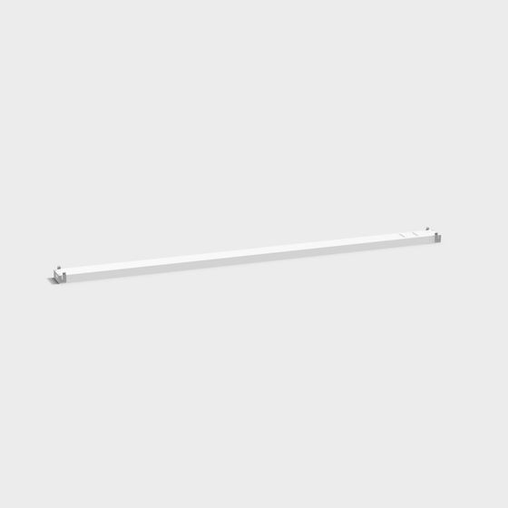 Linear Light 3D Model in White and Gray