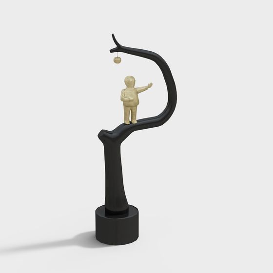 Balance Art 3D Model - Creative Inspiration