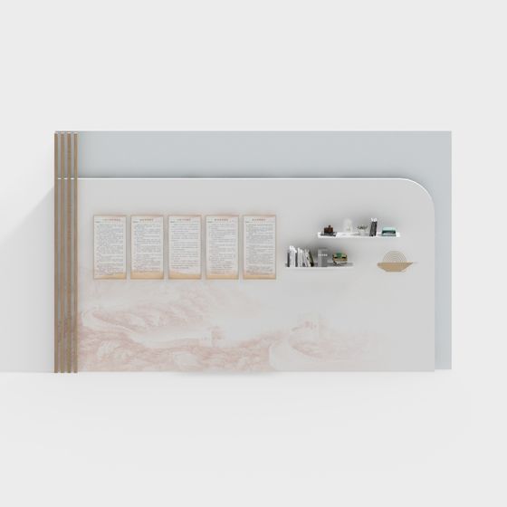 Minimalist Wall Decor 3D model