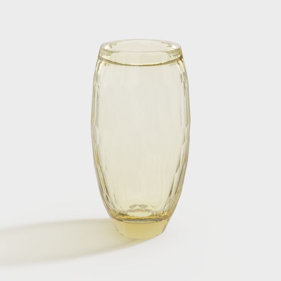 Stylish Crystal Glass Cup 3D model