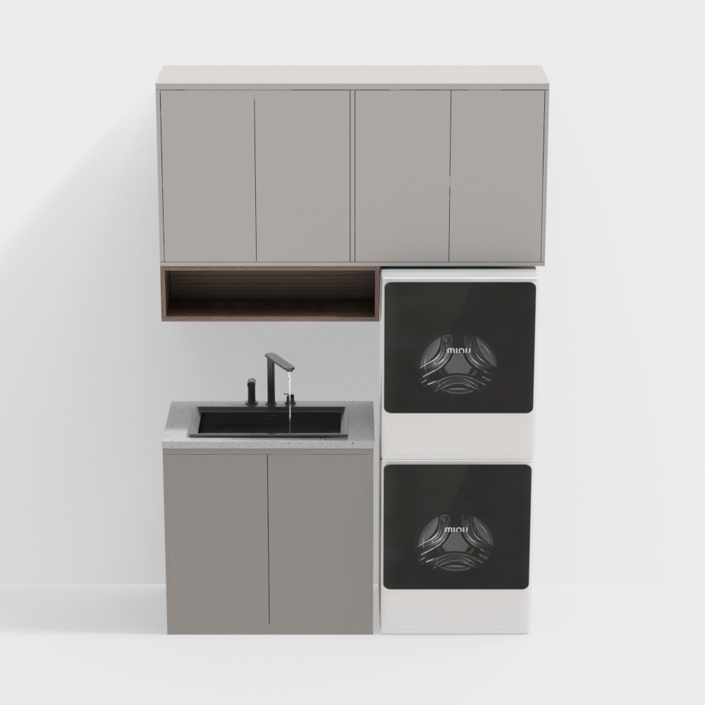 Modern balcony cabinet