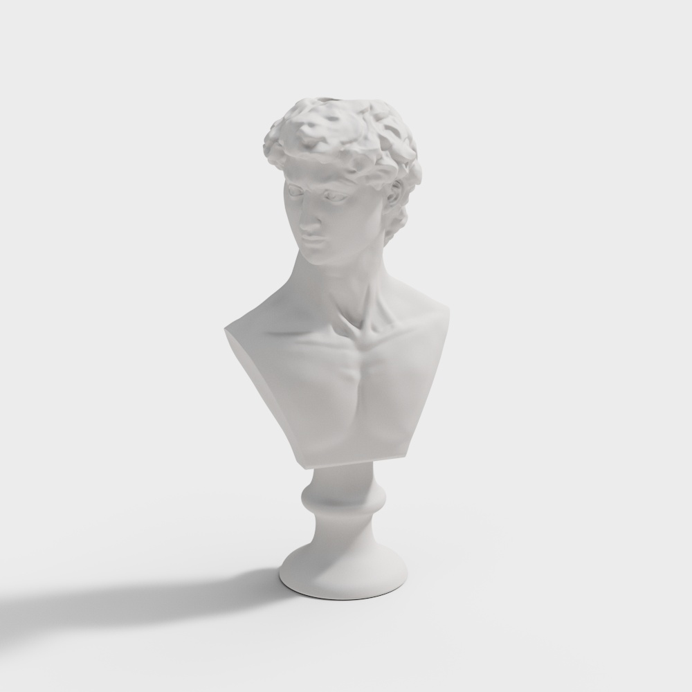 David Statue 3D Model - Classic Aesthetic Meets Modern Tech