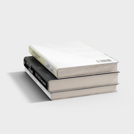 Realistic 3D Book Model Set for Creative Projects