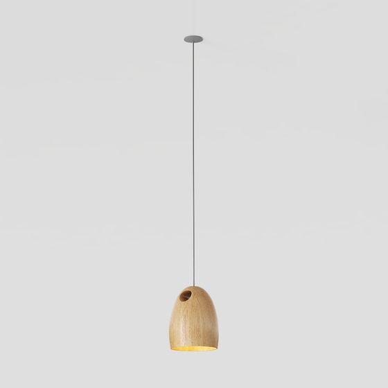 Wooden Pendant Lamp 3D model