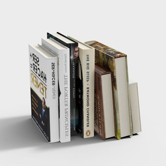 Bookshelf Harmony 3D model