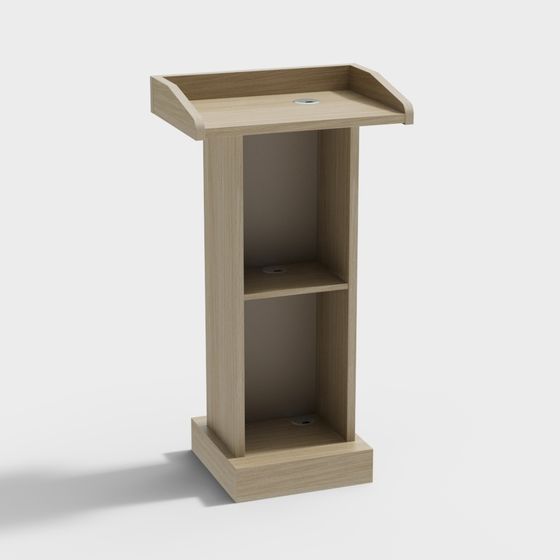 Stylish 3D Podium Model for Modern Interiors