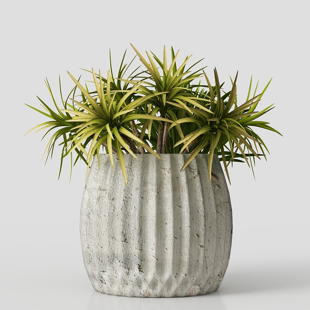 Green plant ornaments