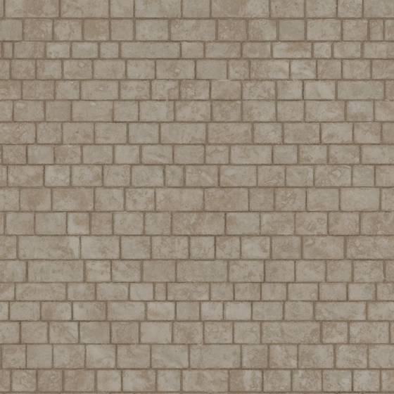 Beige Exterior Brick 3D Model for Soft Design