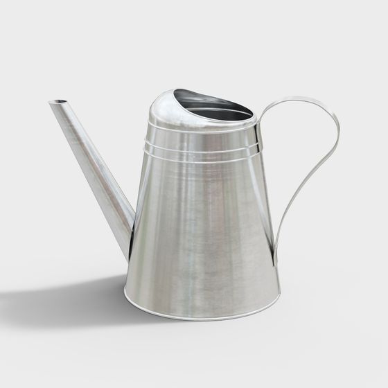 Vintage Metal Watering Can 3D model