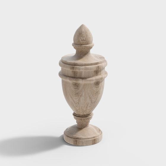 Artistic Classical Vase 3D Model for Creative Projects