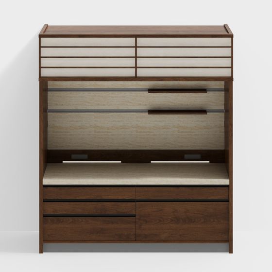 Urban Elegance Dresser 3D model for Modern Interiors