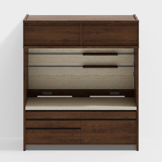 Urban Elegance Dresser 3D model