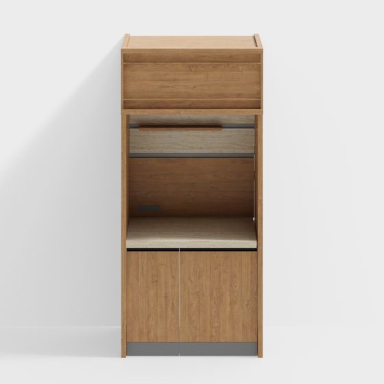 Urban Small Bookcase 3D model
