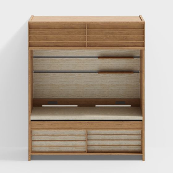 City Window Bookcase 3D model for Modern Interiors