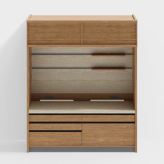 City Window Cabinet 3D model