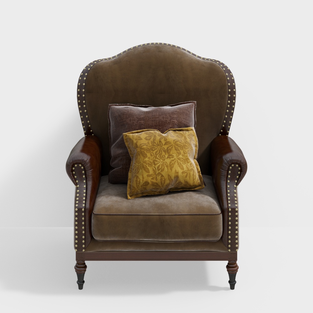 American single sofa