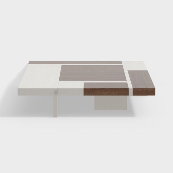 Stylish Geometric Table 3D model for Modern Spaces