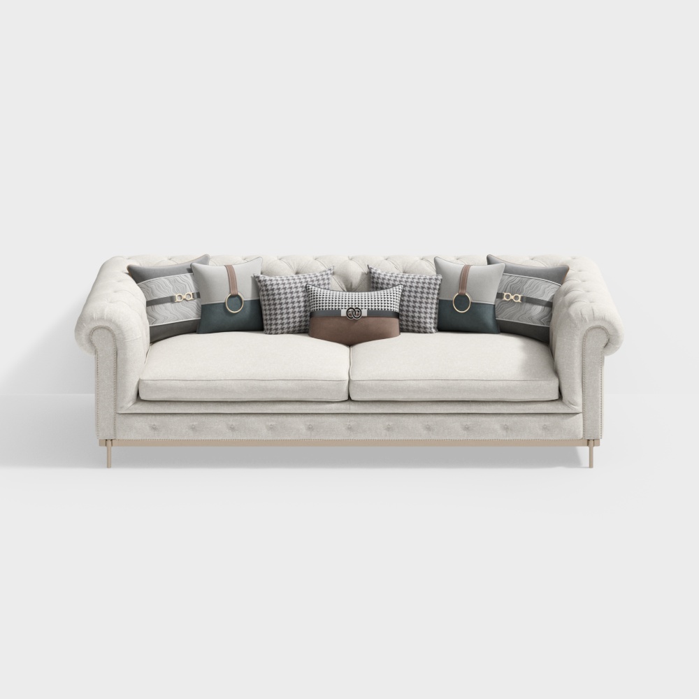 Sofa nhiều người kiểu châu Âu