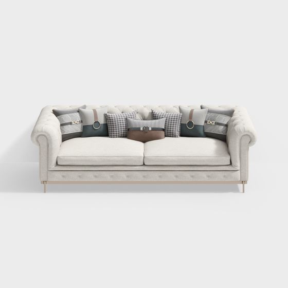 Sofa nhiều người kiểu châu Âu