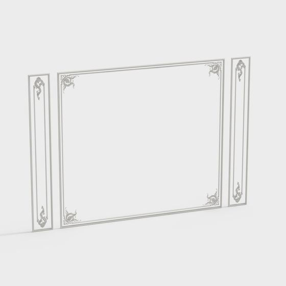 Elegant Classical Frame 3D model