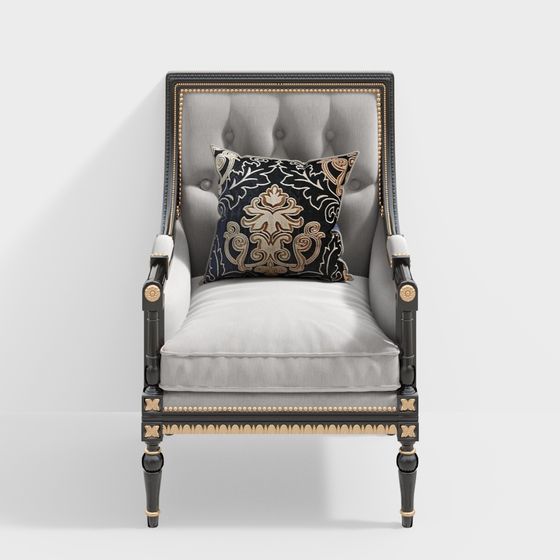 Stylish Sofa 3D model for Contemporary Interiors