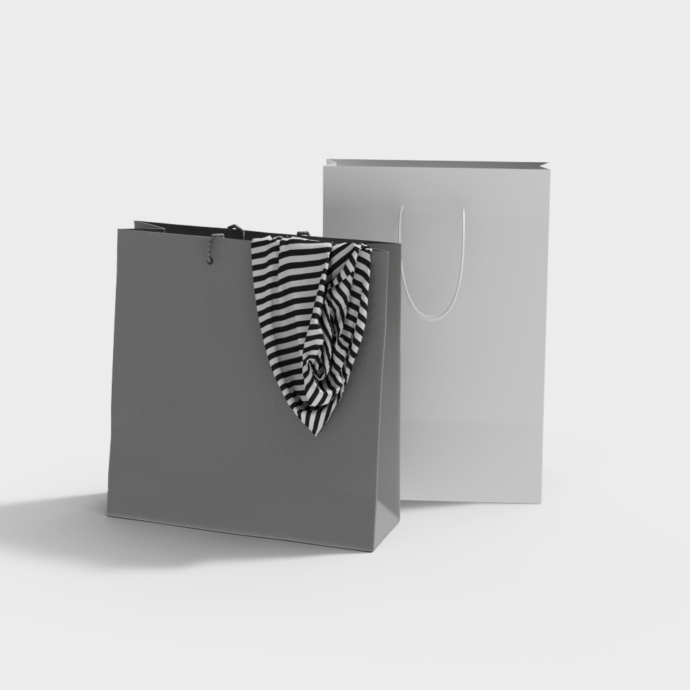 Ensemble de sacs de shopping modernes