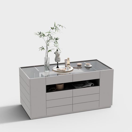 Modern Urban Sideboard 3D model for Interiors