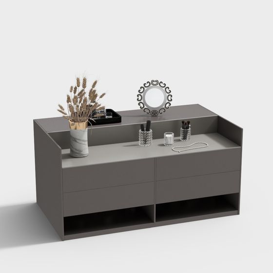 Urban Storage Console 3D model for Stylish Interiors