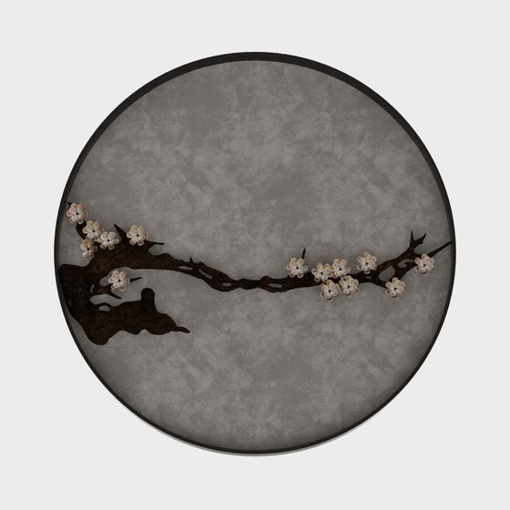 Moonlit Plum Blossom 3D model