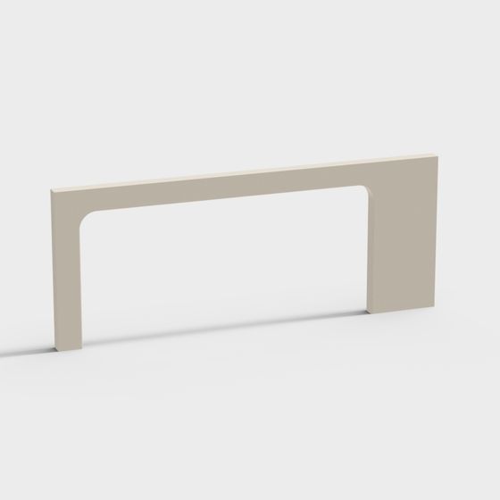Stylish Arch Door Frame 3D model for Modern Interiors