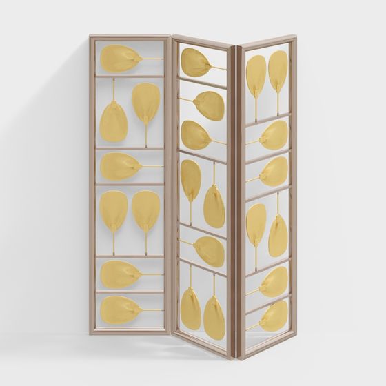 Elegant 3D Model Screen for Modern Spaces