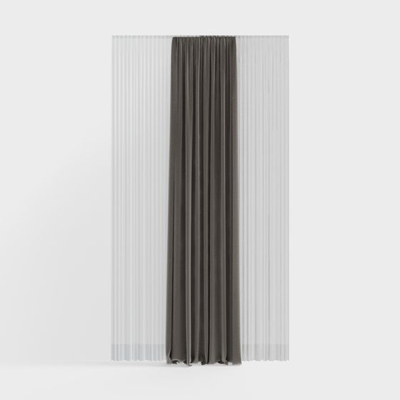 Wrinkle Curtain 3D Model