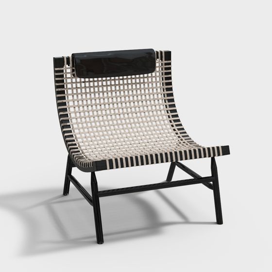 Elegant Minimalist Chair 3D model