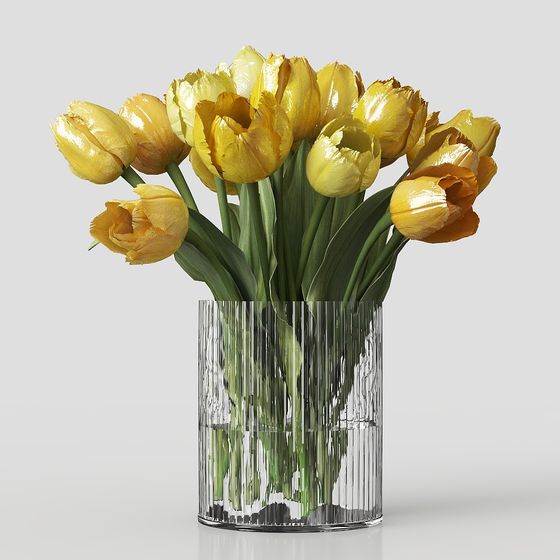 Sunshine Tulip 3D model