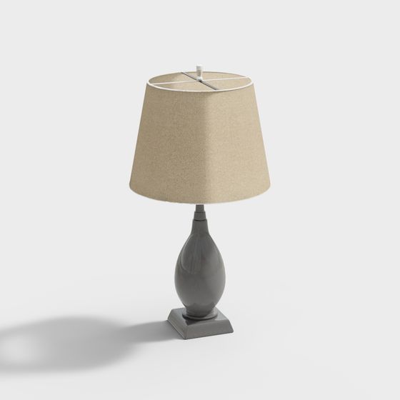 Elegant Minimalist Table Lamp 3D model